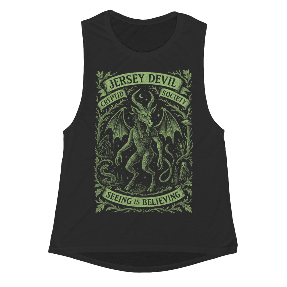 Jersey Devil Cryptid Society Girls Tank - Shady Front