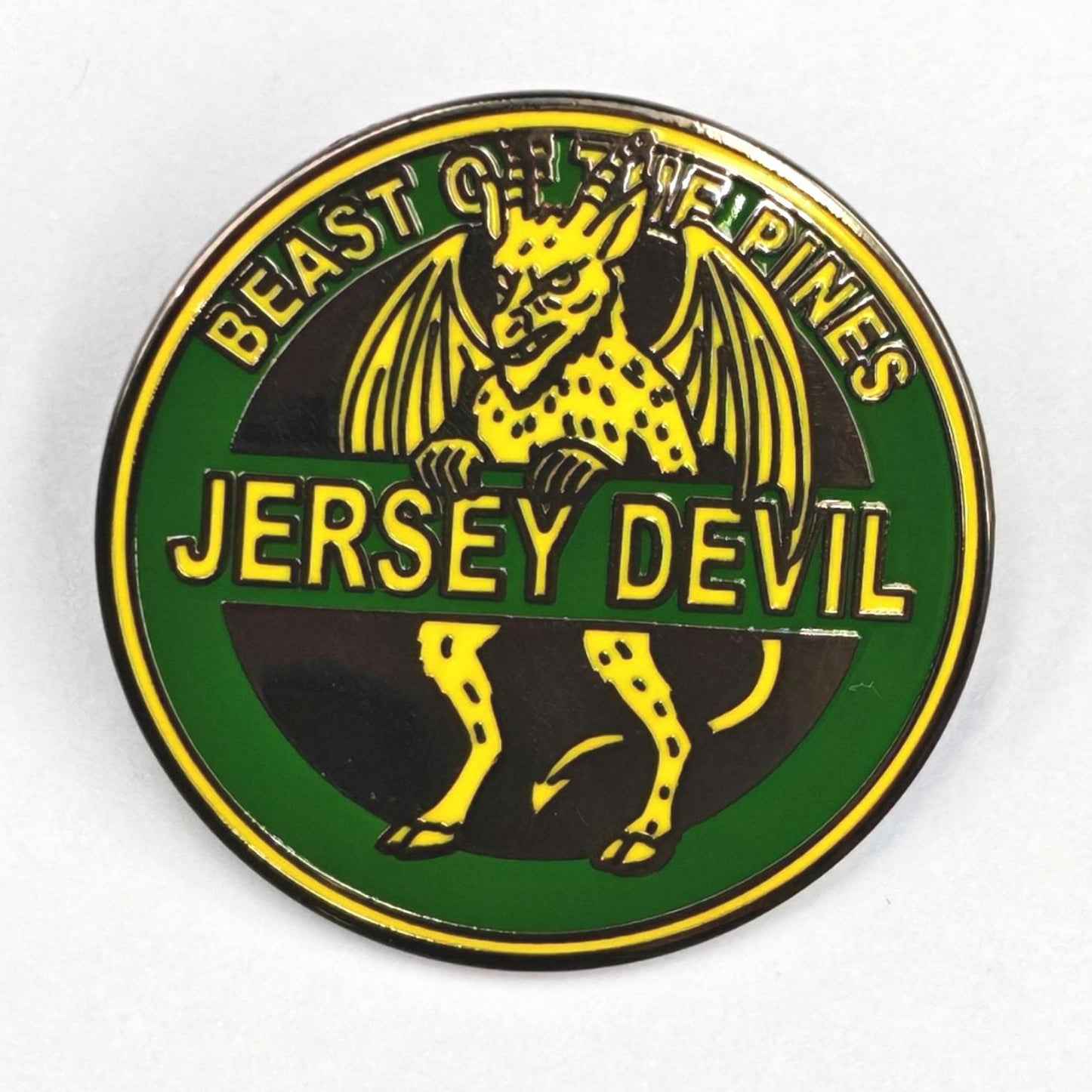 Jersey Devil Highway Sign Enamel Pin