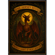 Jersey Devil Patron Saint of New Jersey Poster Print - Shady Front