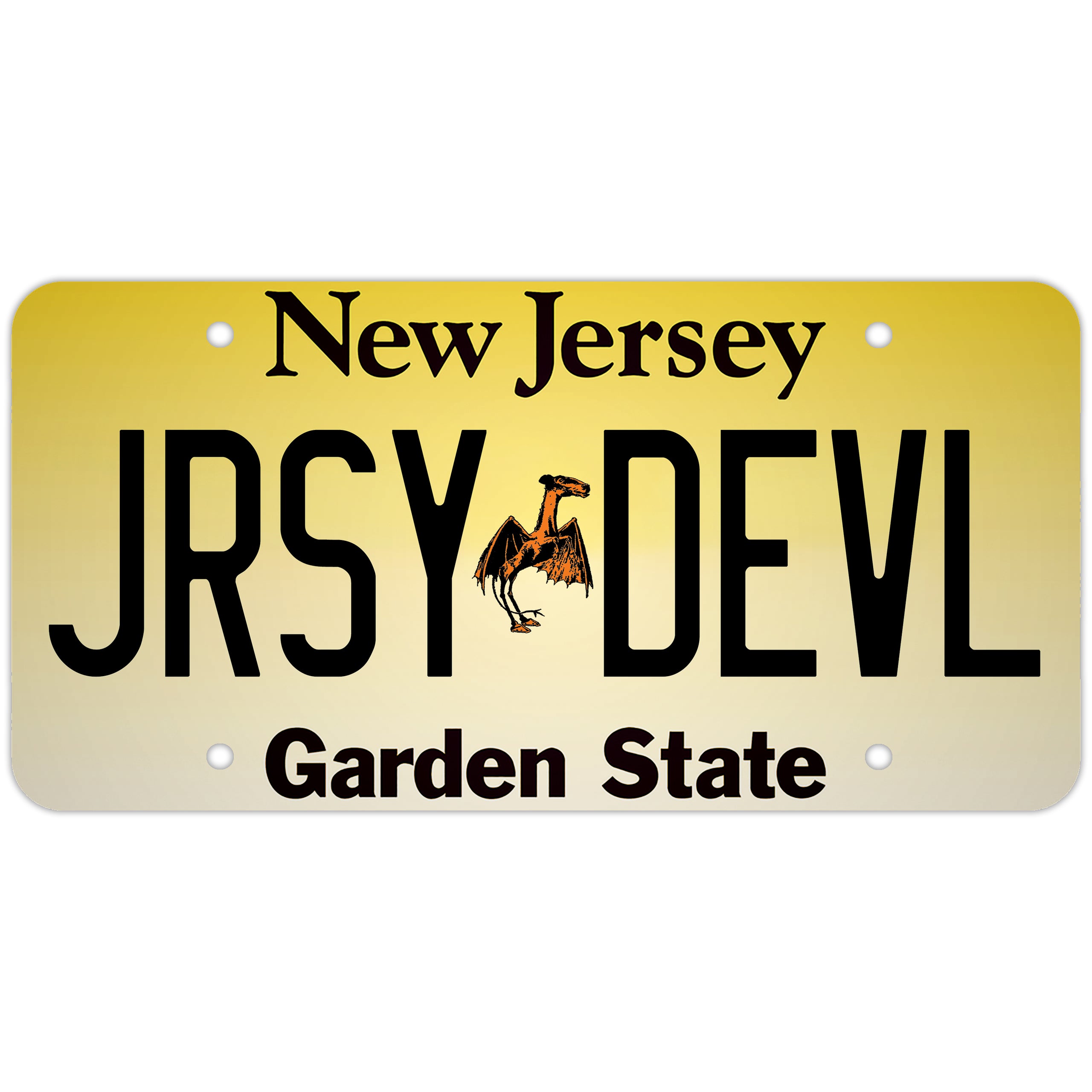 Jersey Devil Decorative  License Plate - Shady Front