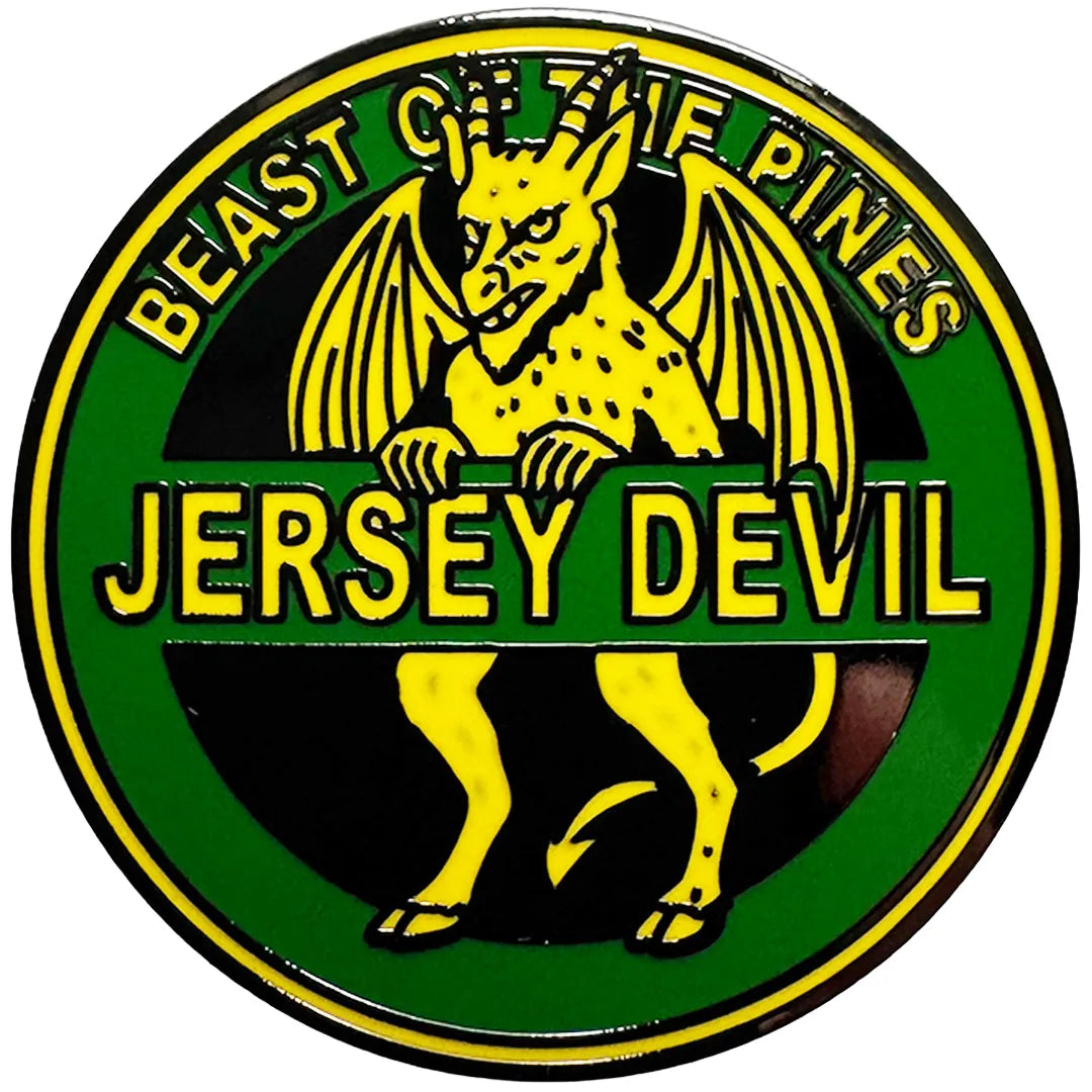 Wholesale Jersey Devil Highway Sign Enamel Pin - Shady Front