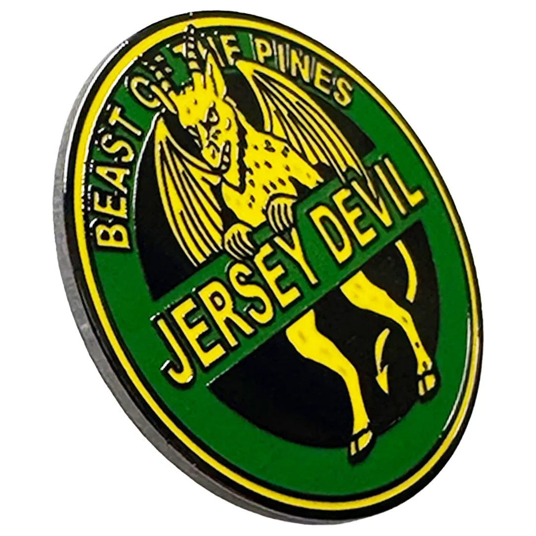 Wholesale Jersey Devil Highway Sign Enamel Pin - Shady Front