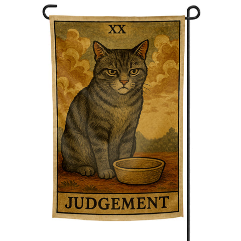 Judgement Cat Tarot Garden Flag