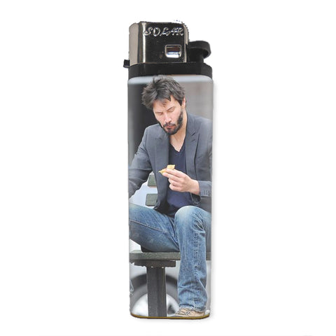 Keanu Reeves Eating a Sandwich Basic Lighter