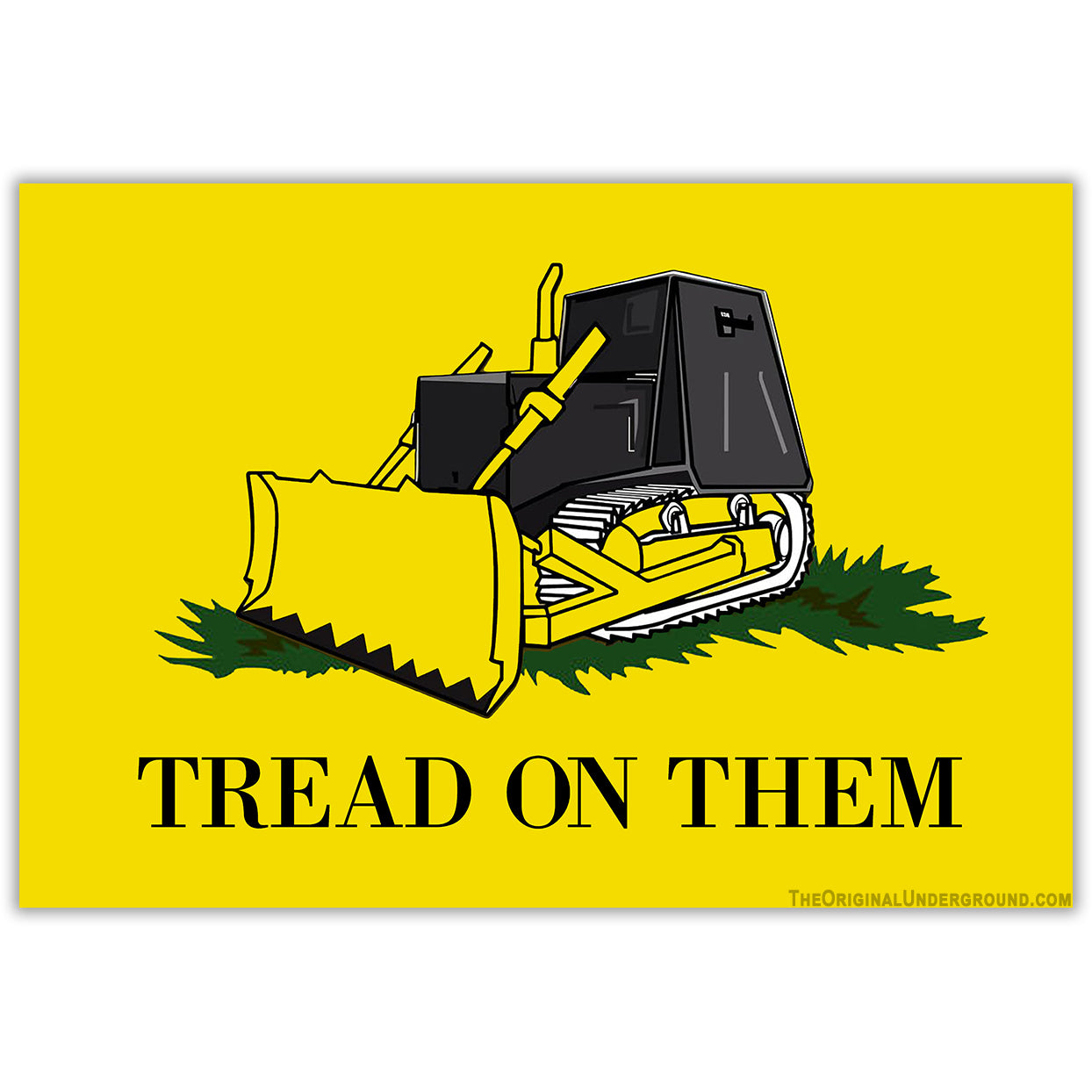 Killdozer Tread on Them Sticker - Shady Front