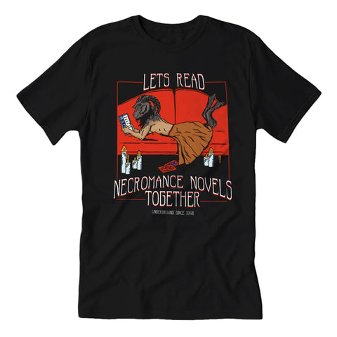 Let's Read Necromance Novels Together Guys Shirt