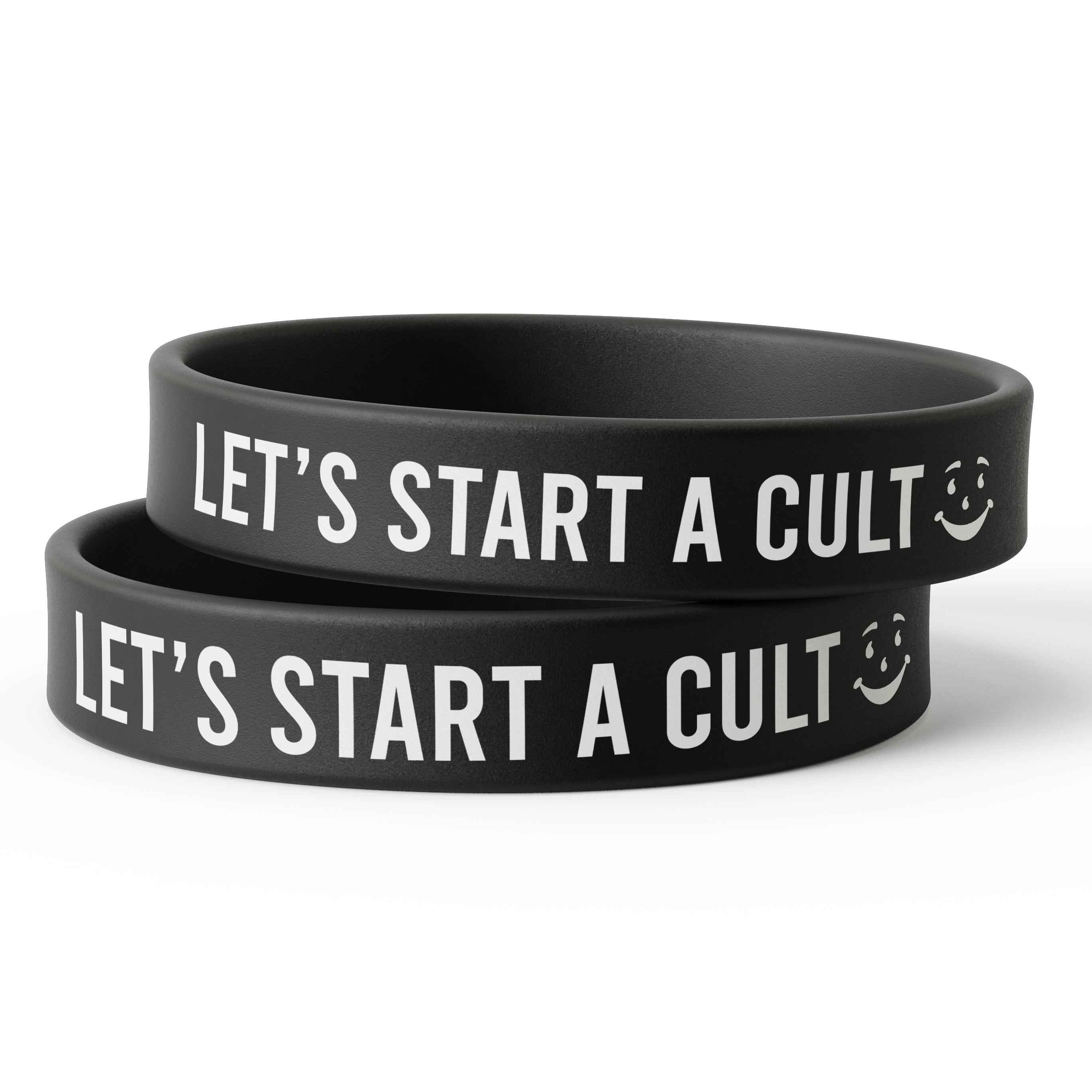 Let's Start a Cult Silicone Wristband
