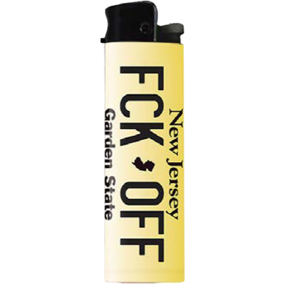 License Plate "FCK-OFF" Lighter - Shady Front