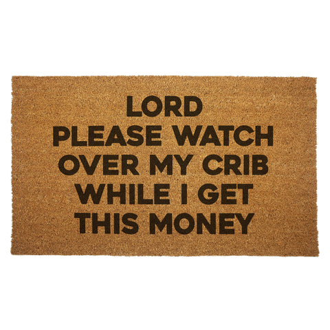 Lord Please Watch Over My Crib Door Mat
