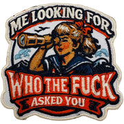 Me Looking for Who the F-ck Asked You Patch - Shady Front