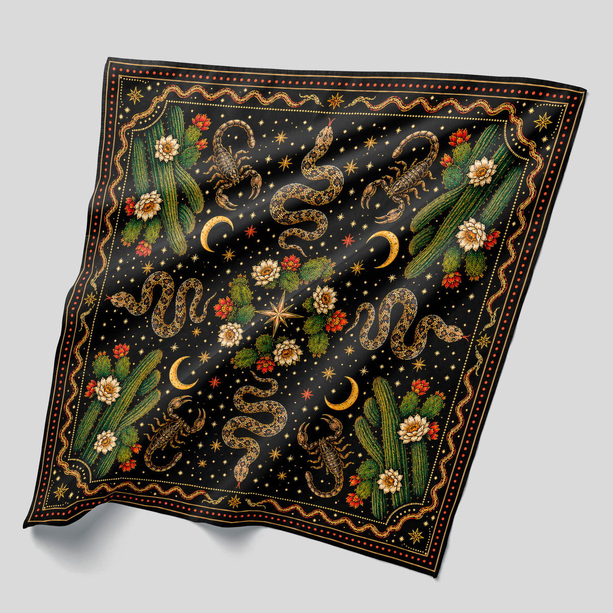 Wholesale Moonlit Desert Bandana - Shady Front