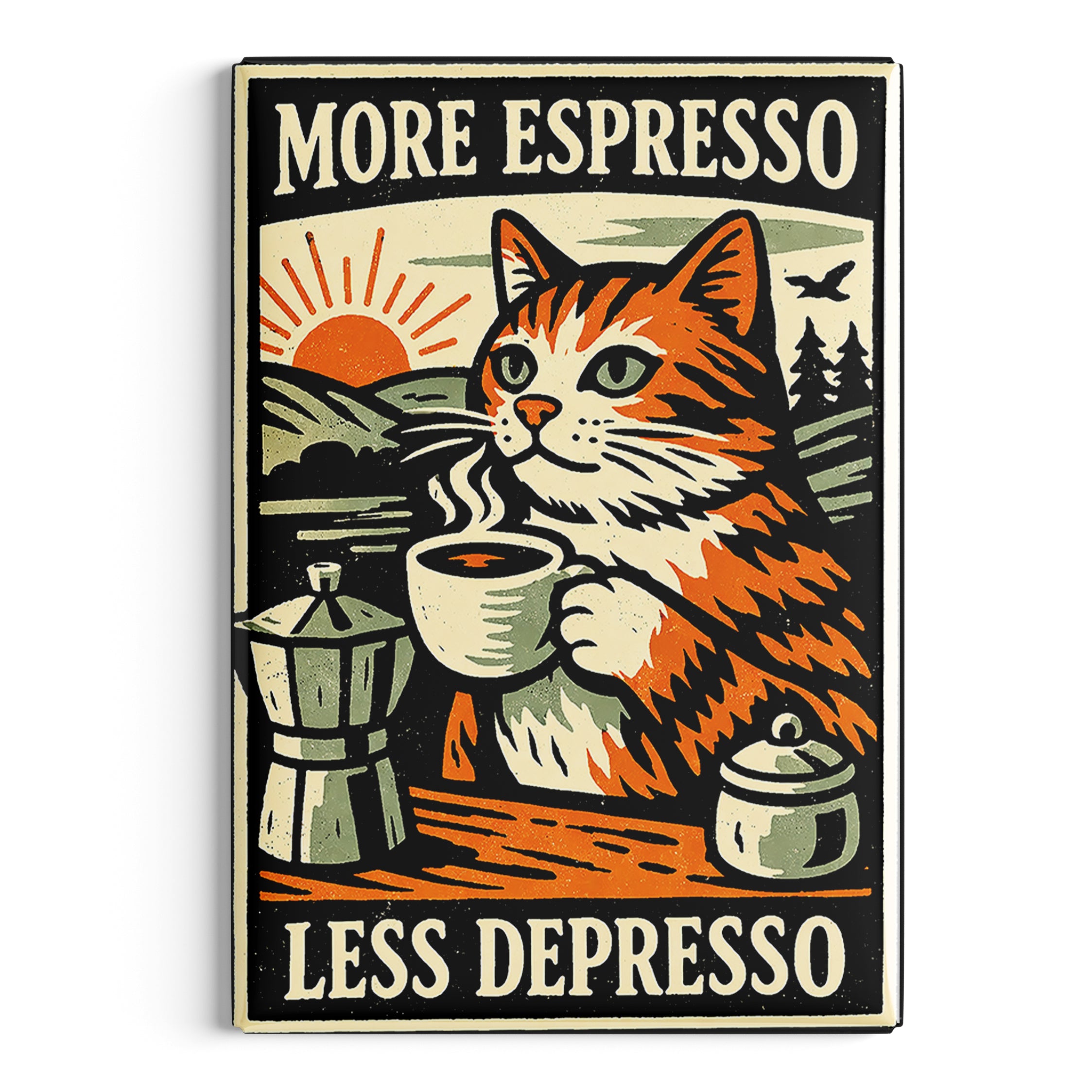 Wholesale More Espresso Less Depresso Fridge Magnet - Shady Front