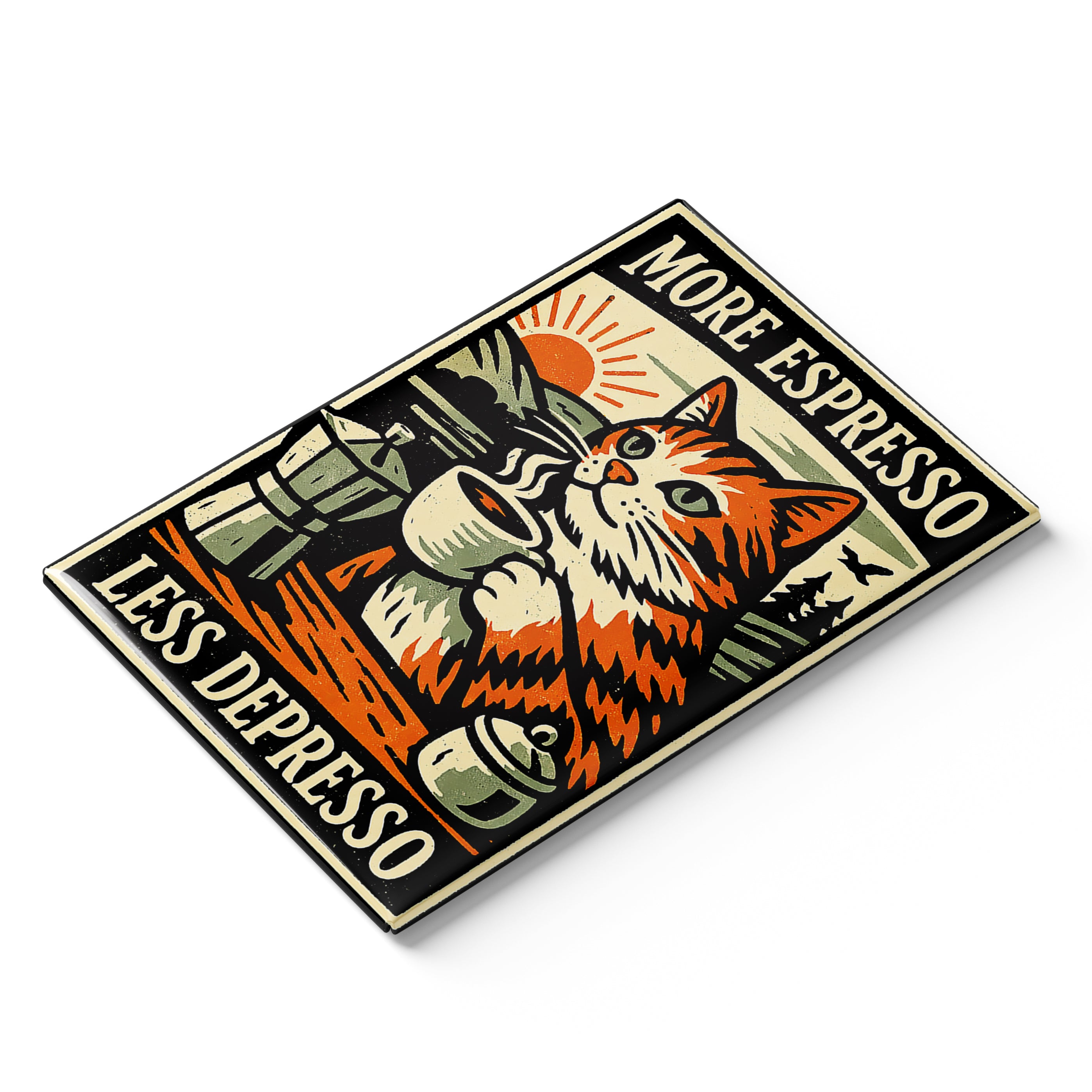 Wholesale More Espresso Less Depresso Fridge Magnet - Shady Front