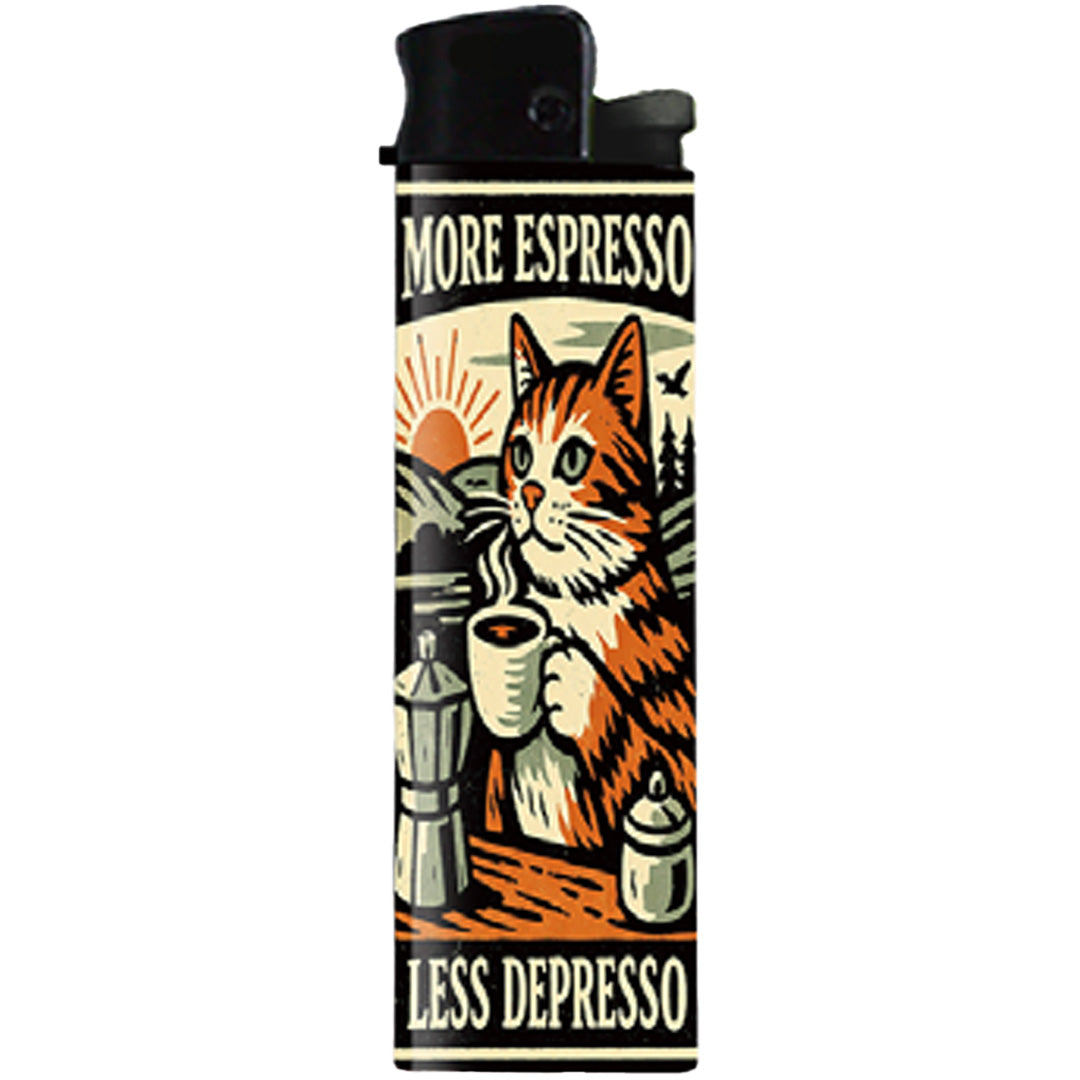 More Espresso, Less Depresso Lighter - Shady Front