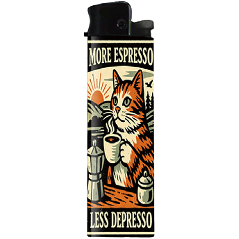 More Espresso, Less Depresso Lighter Wholesale Supplier - Shady Front