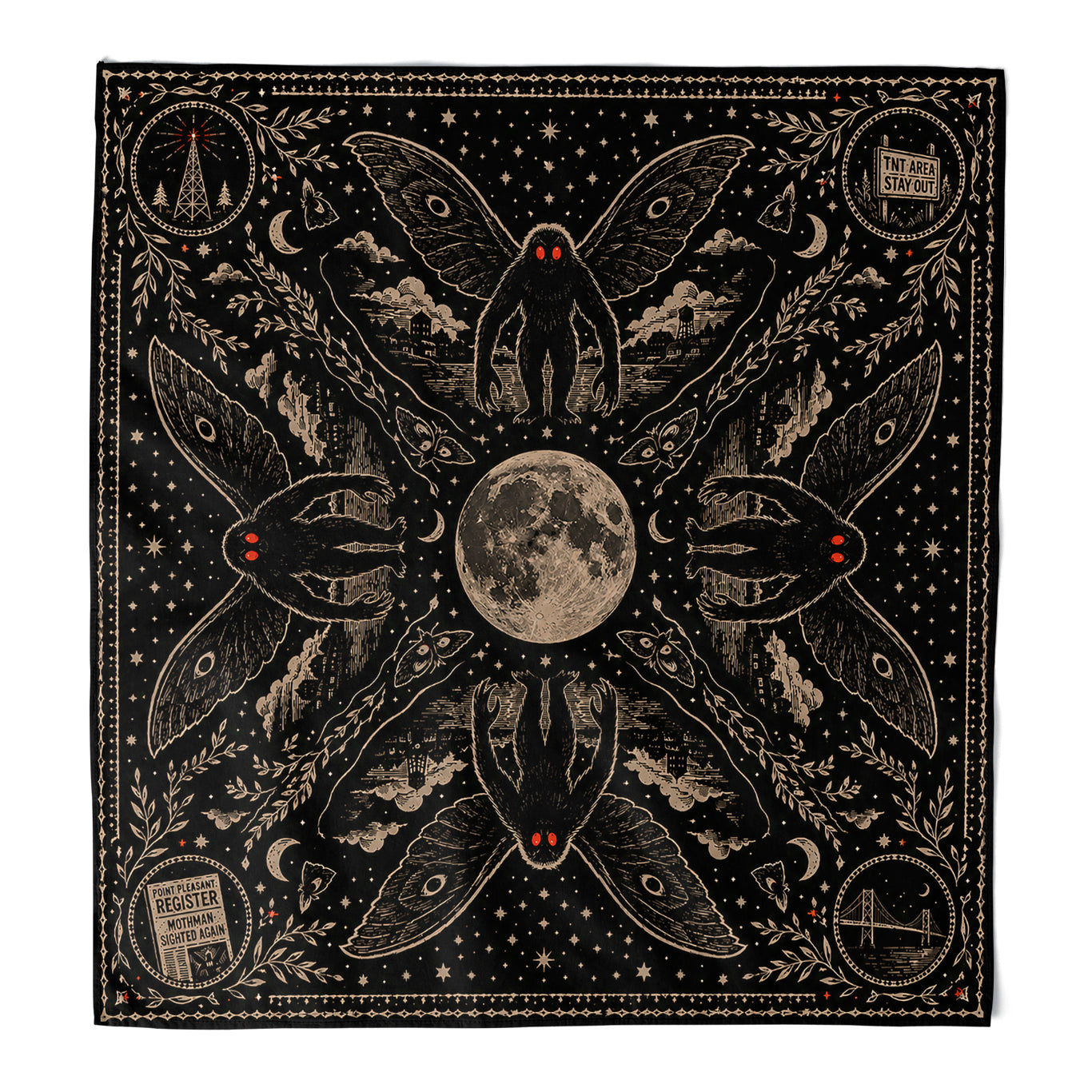 Mothman Bandana