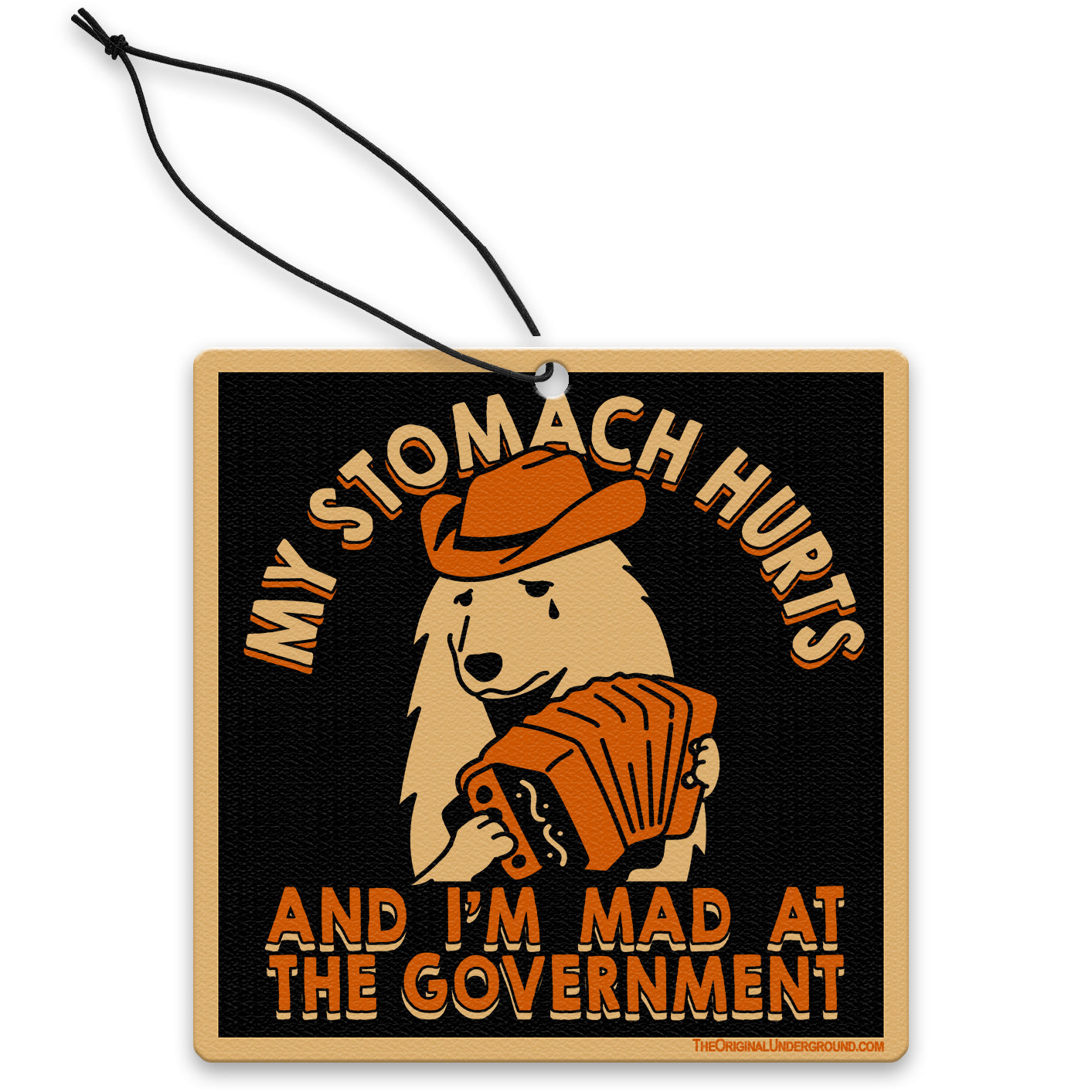 My Stomach Hurts and I'm Mad at the Government Air Freshener - Shady Front
