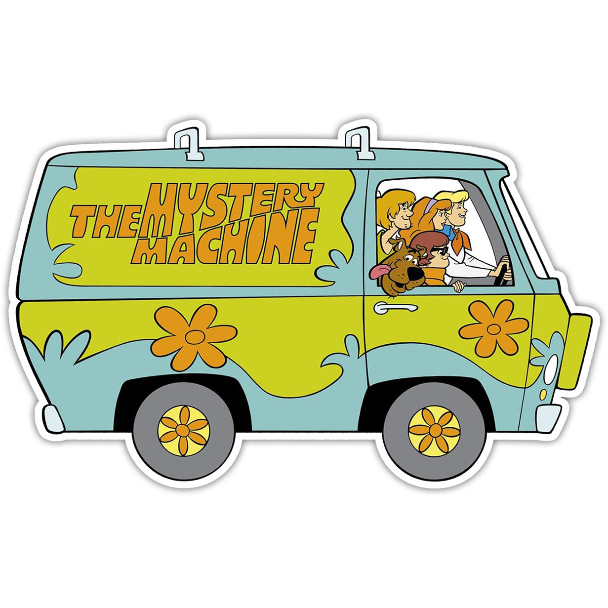 The Mystery Machine  Sticker - Shady Front
