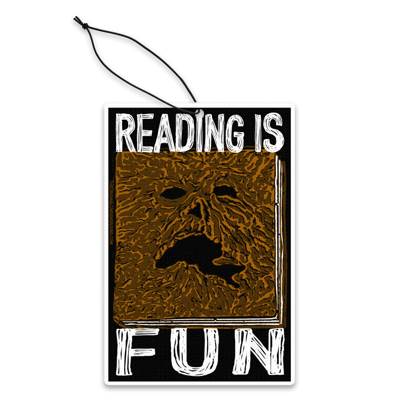 Necronomicon "Reading is Fun" Air Freshener Wholesale Supplier - Shady Front