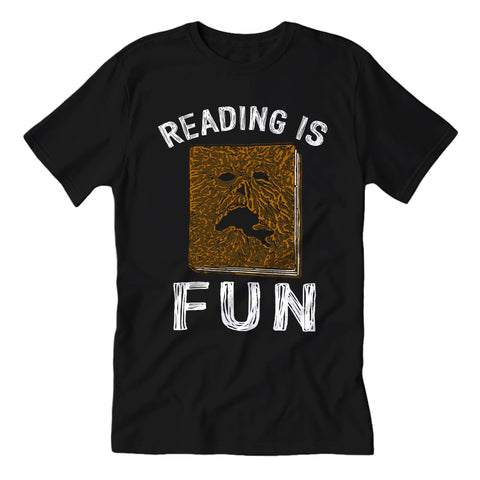 Necronomicon "Reading is Fun" Guys Shirt