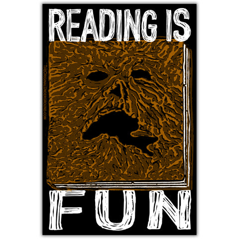 Necronomicon "Reading is Fun" Sticker