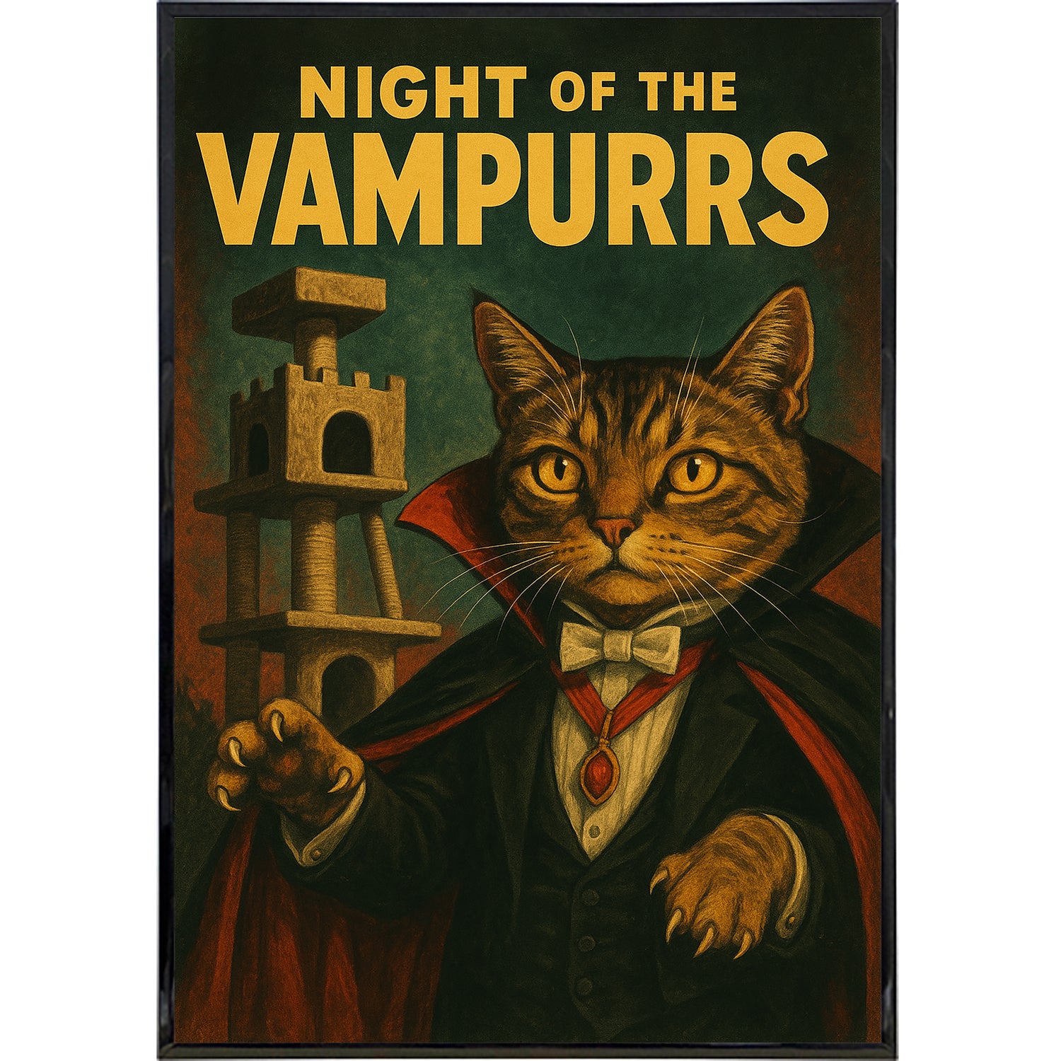 Night of the Vampurrs Poster Print - Shady Front