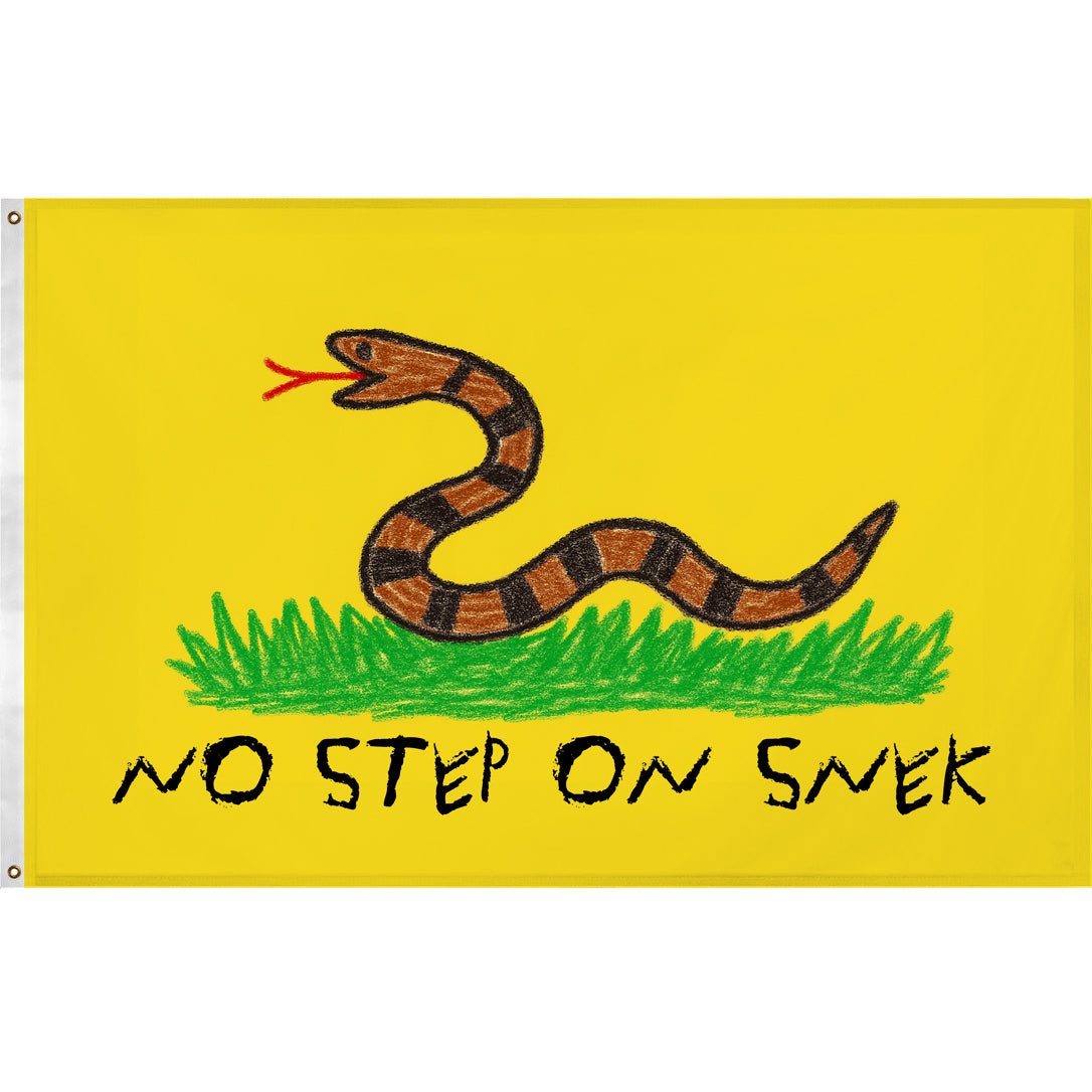 No Step On Snek Flag - Shady Front