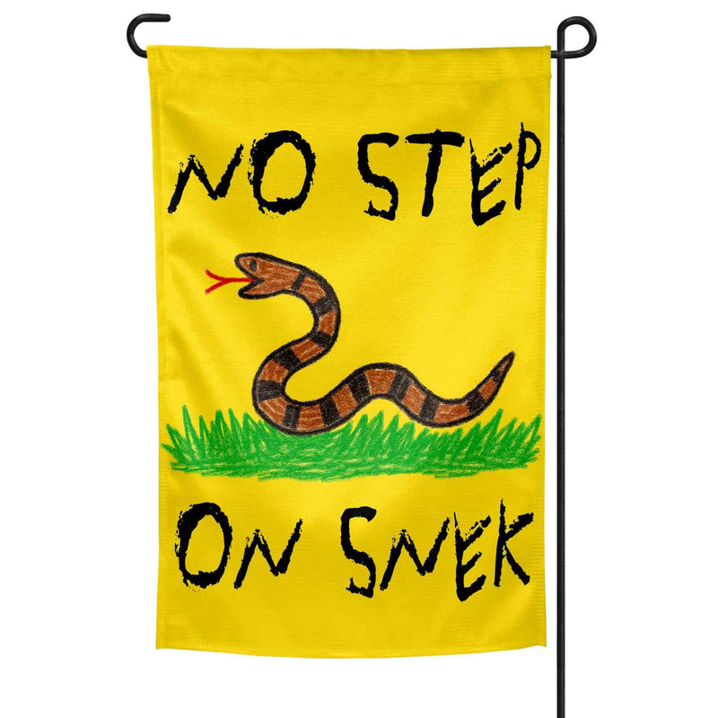 No Step On Snek Garden Flag Wholesale Supplier - Shady Front