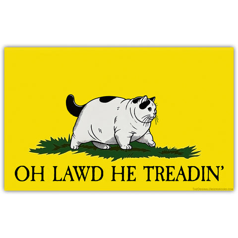 Oh Lawd He Treadin' Car Magnet