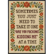 One "Are You F--king Kidding Me" at a Time Poster Print - Shady Front