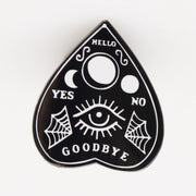 Spirit Board Planchette Enamel Pin - Shady Front
