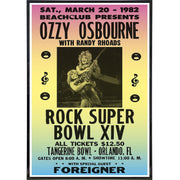 Ozzy Osbourne 1982 Show Poster Print - Shady Front