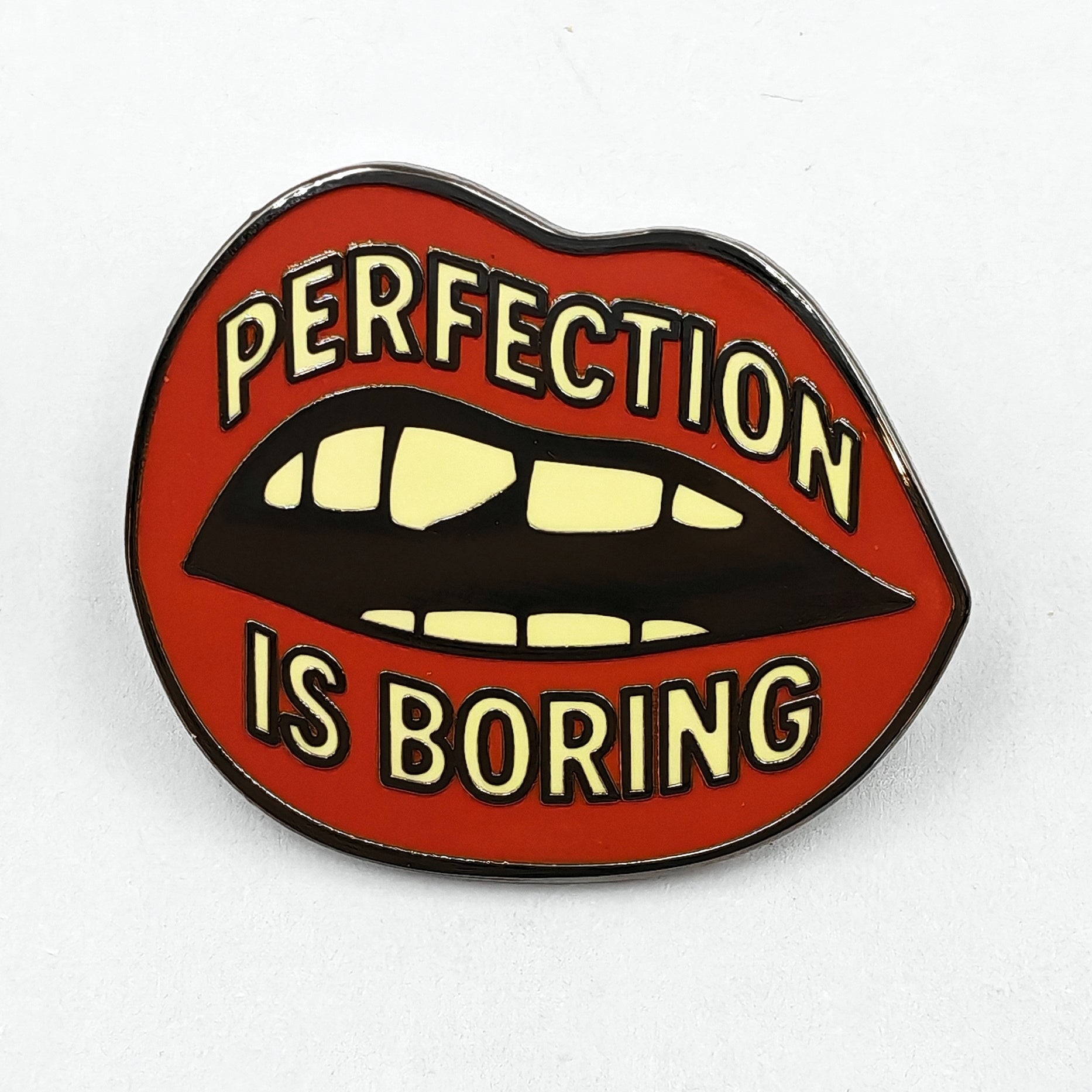 Perfection is Boring Enamel - Shady Front