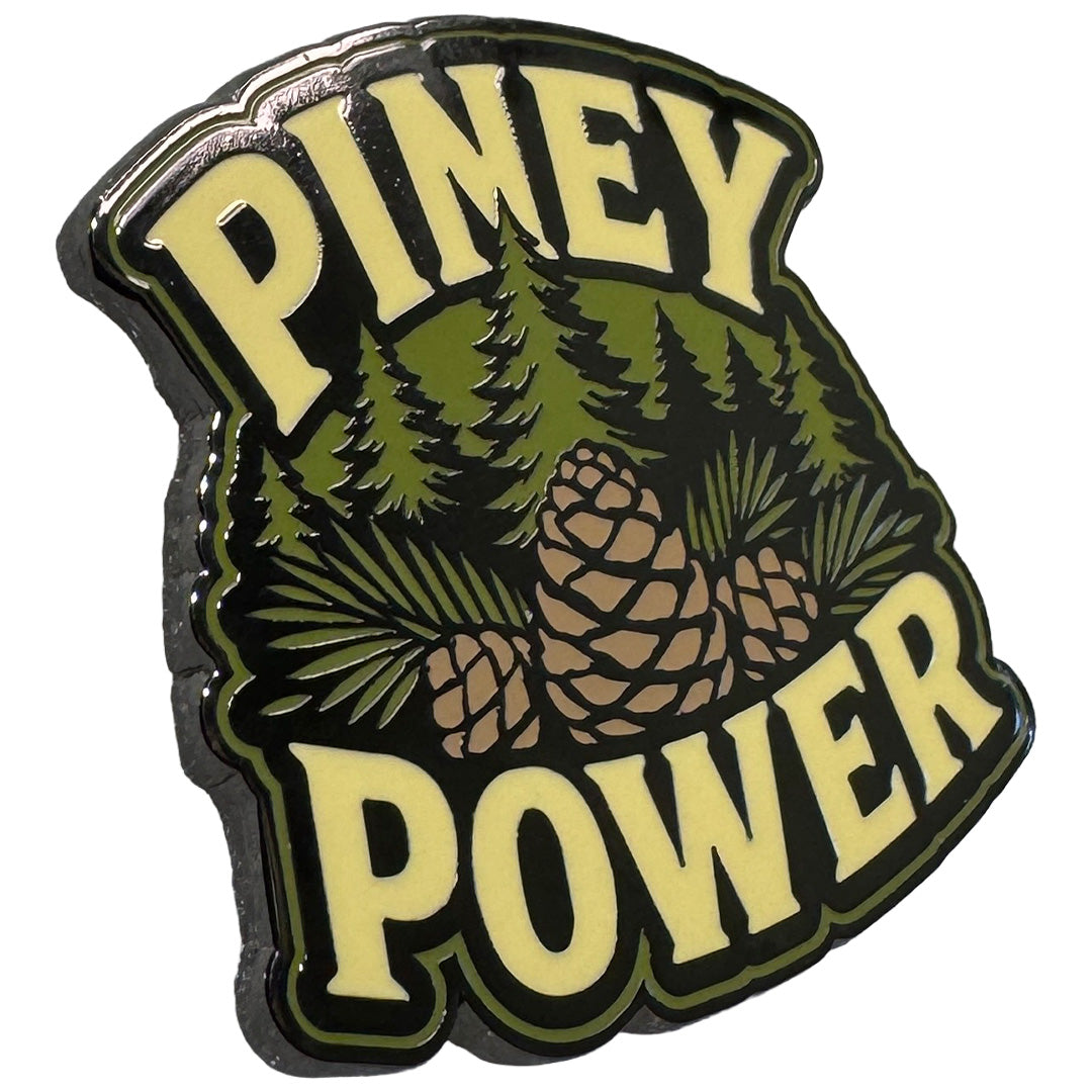 Wholesale Piney Power Enamel Pin - Shady Front