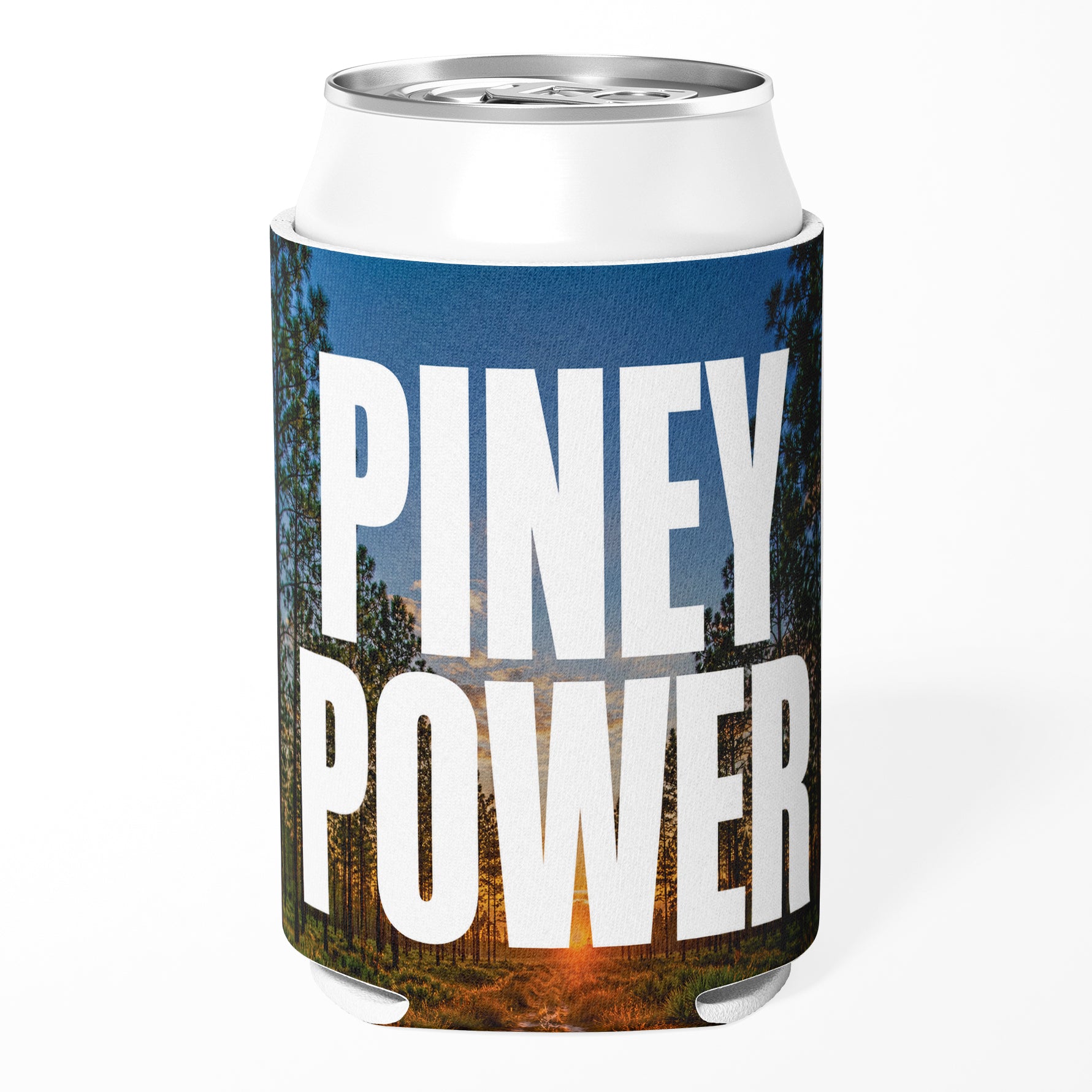 Wholesale Piney Power Can Cooler - Shady Front