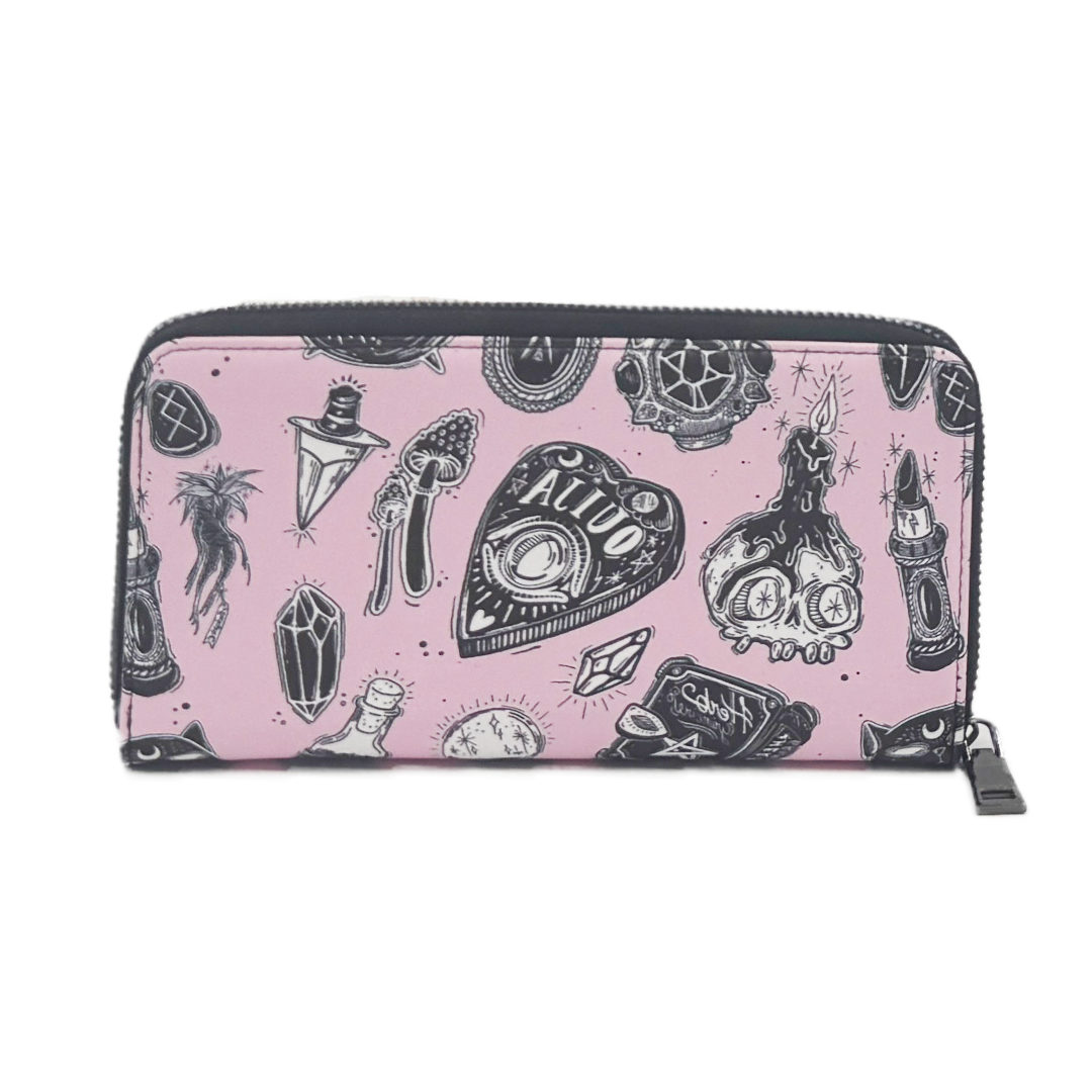 Spells and Spirits Clutch Handbag - Shady Front