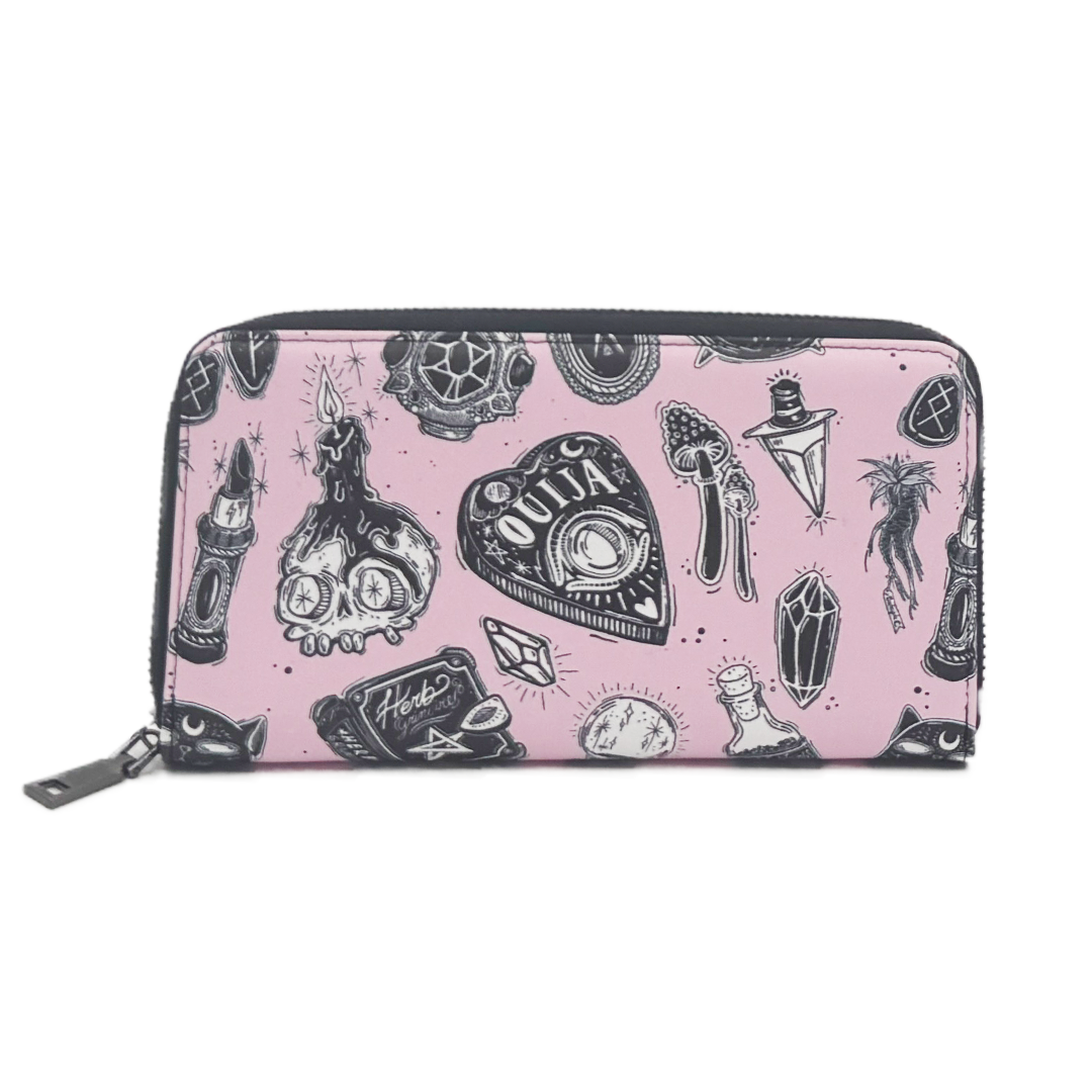 Spells and Spirits Clutch Handbag - Shady Front