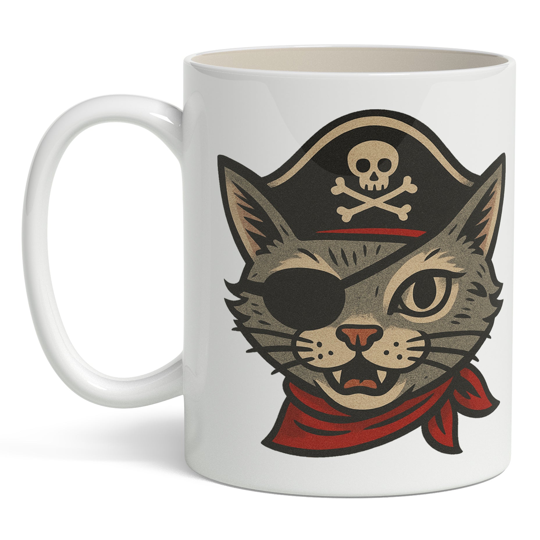 Pirate Cat Mug - Shady Front