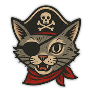 Wholesale Pirate Cat Flexible Magnet - Shady Front