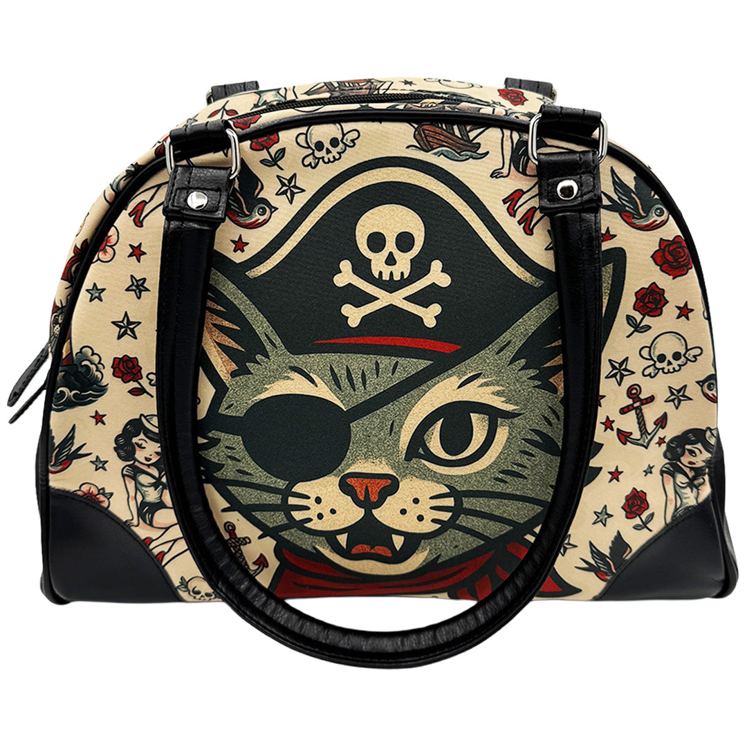 Wholesale Pirate Cat Purse - Shady Front