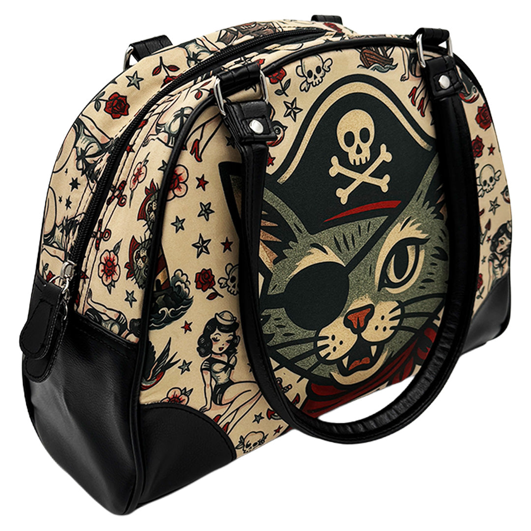 Wholesale Pirate Cat Purse - Shady Front