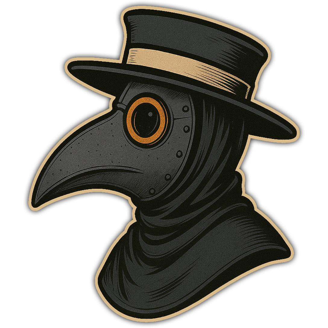 Plague Doctor Sticker - Shady Front