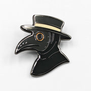 Plague Doctor Enamel Pin - Shady Front