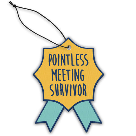 Pointless Meeting Survivor Air Freshener