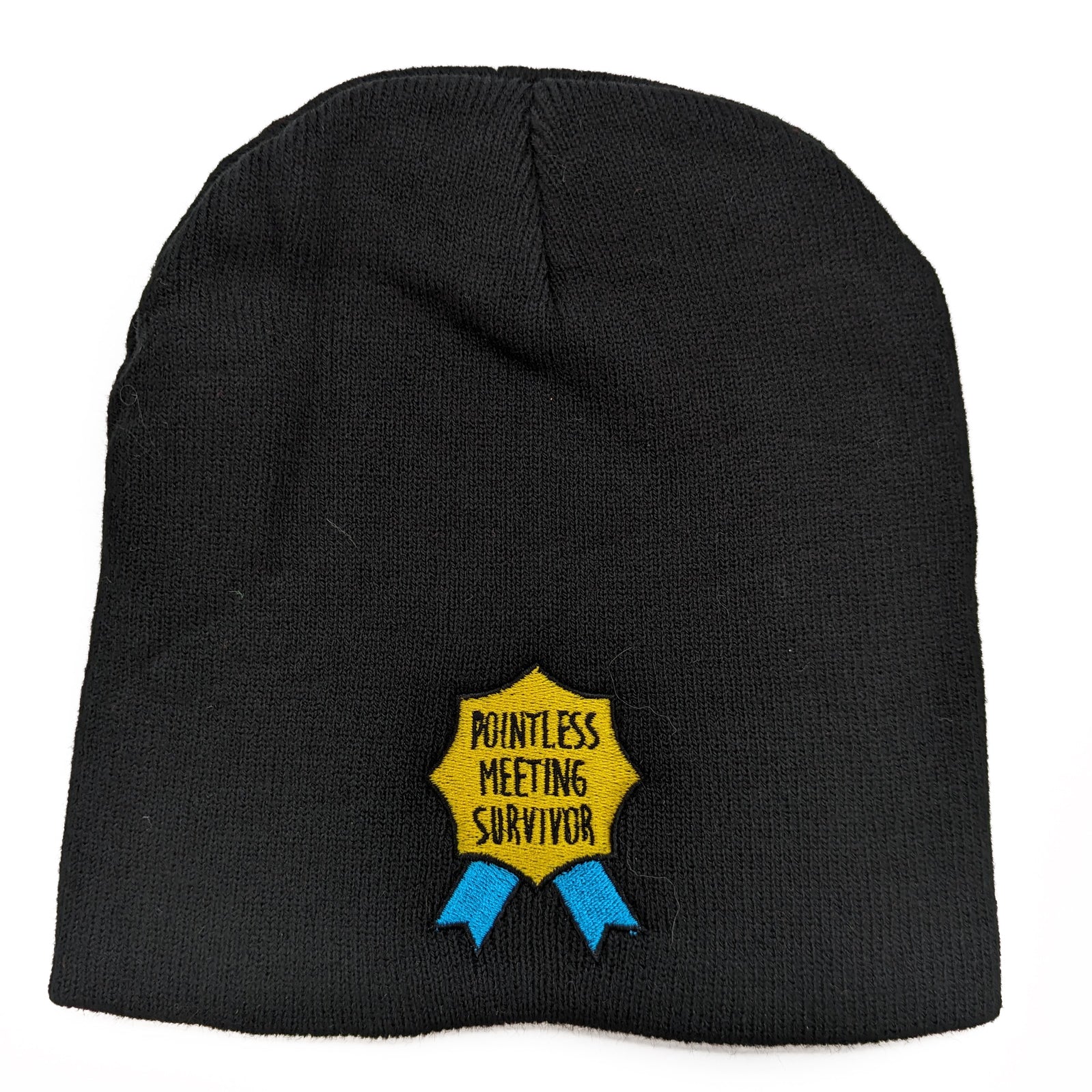 Pointless Meeting Survivor Beanie - Shady Front