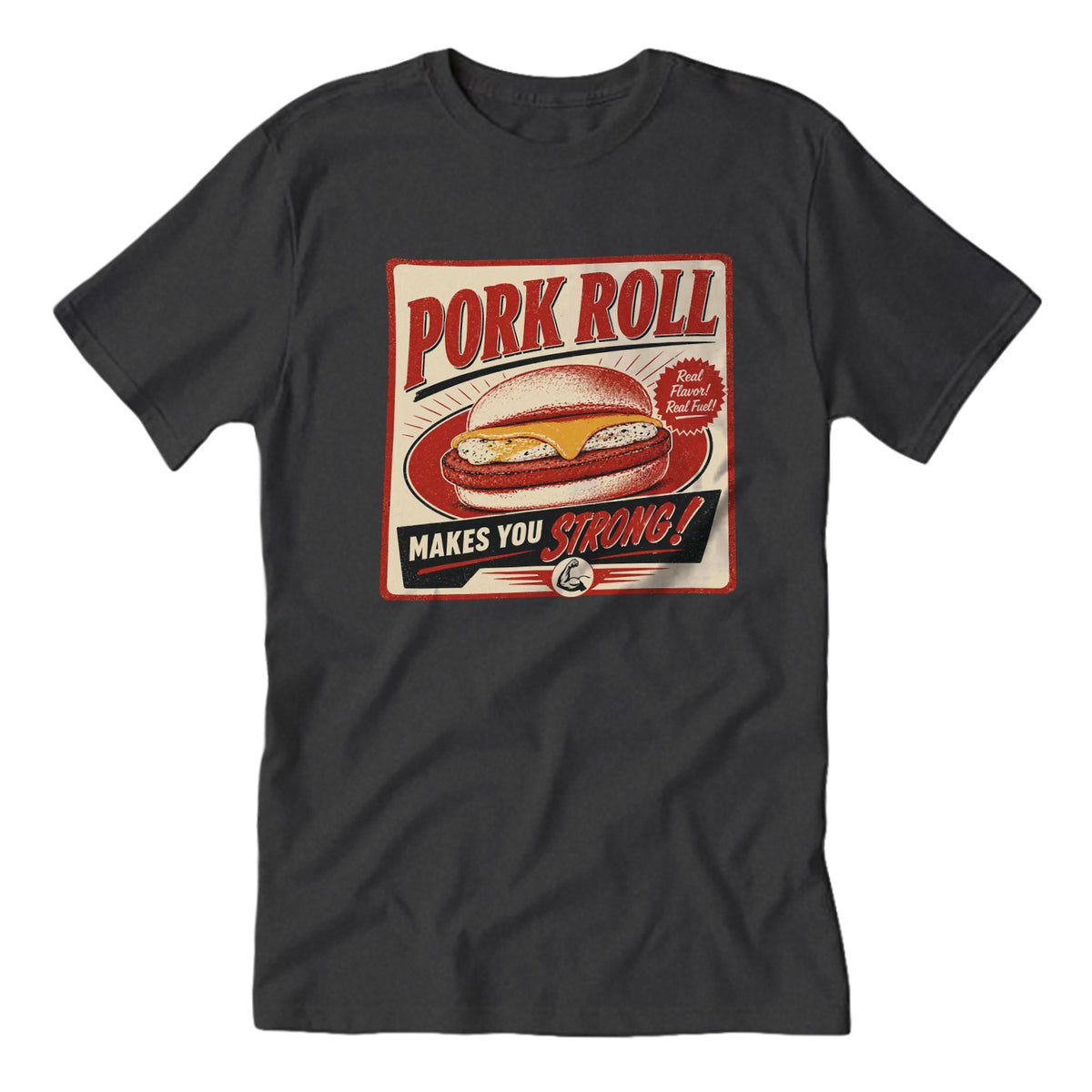 Wholesale ​Pork Roll Makes You Strong T-Shirt - Shady Front