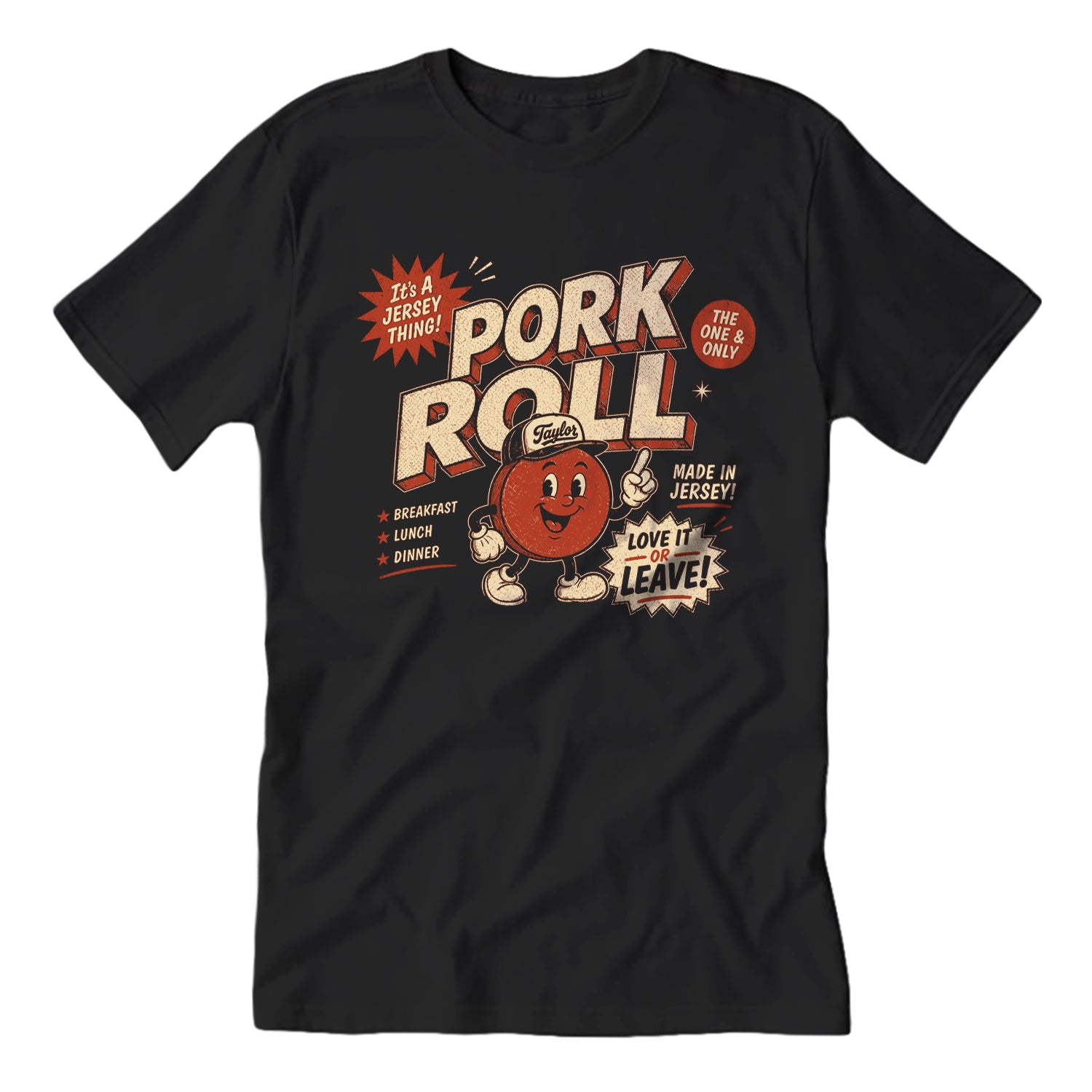 Wholesale Pork Roll, The One and Only T-Shirt - Shady Front