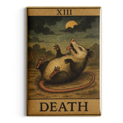 Wholesale Possum Playing Death Tarot Fridge Magnet - Shady Front