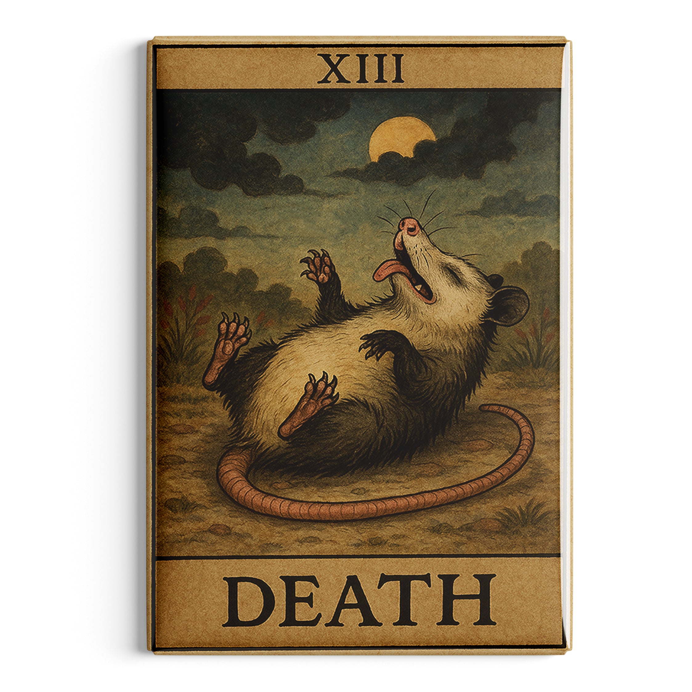 Wholesale Possum Playing Death Tarot Fridge Magnet - Shady Front