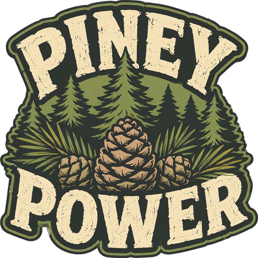 Wholesale Power of the Pines Flexible Magnet - Shady Front
